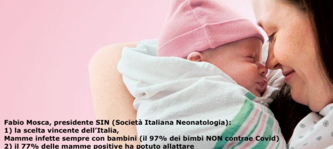 Il Covid in gravidanza aumenta del 10% le nascite pretermine e la scelta vincente dell’Italia di mantenere sempre mamme e bambini vicini